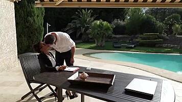 Outdoor Fun With Attractive Blonde Babe