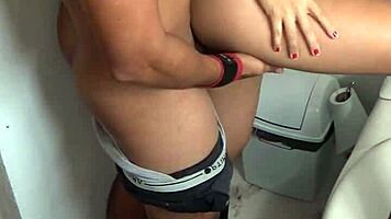 Gym Bathroom Fuck With Cute Venezuelan Doggystyle