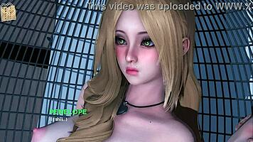 Eternum 65: huge fat curvy teen in 3d cartoon hentai game