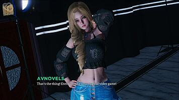 Eternum 65: huge fat curvy teen in 3d cartoon hentai game