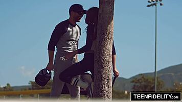 teenfidelity kirsten lee gets creampied hard by her rough coach! 💦