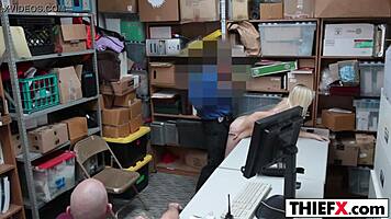 Theft Does Not Pay For Madison Hart In Garage Punishment