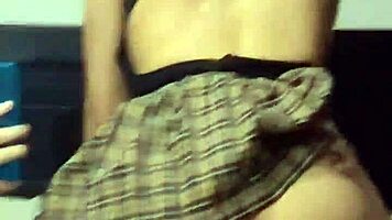 mexican schoolgirl fucks her teacher while he records from behind