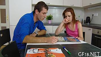 ex girlfriend spreads legs wide for sucking