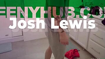 Scarlet Skies And Joshua Lewis In Her Fantasy Blowjob Scene