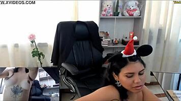 naughty shana plays in the office on retro blue films