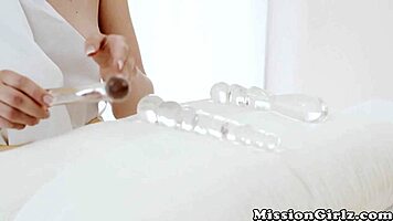 Stainless Mormon Muff Divers Fun With Big Dildo