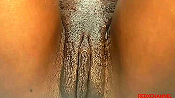 huge dildo fails to satisfy ebony girl