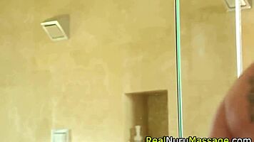 Tiny masseuse delivers intense fuck and finger action in hardcore massage