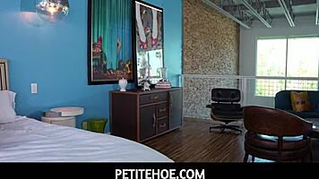 Petite Hoe Mazy Myers Plays With Quinton James In A Suggestive Fuck Session