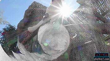 Yo, check Hannah Le strip naked on this ranch! 🔥