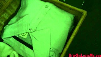 lesbian teen stepsisters film each other licking pussy