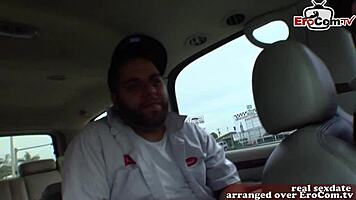 Small Tits British Student Teen Picked Up and Fucked