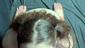 Curvy College Teen 18+ Gets Massive Facial After Sloppy Blowjob!