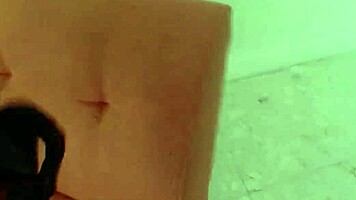 busty fat teen 18+ caught showing off big natural tits in amateurs clip