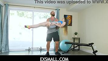 Brad Newman Pummels Lily Glee's Tight Wet Coochie