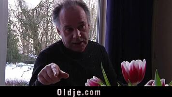 Cutie Teen Crushes On Step Dad! Gets Fucked By Old Dick Again!