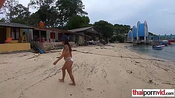 thai teen teases boyfriend with vibrator