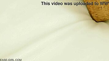 Super cute teen feels amazing during horny massage on sofa