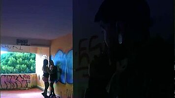 Redhead Fucks At Outdoor Party