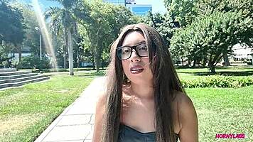 Bella jovencita me aborda para donativo a fundación de animales abandonados a cambio le propongo departamento y dinero por buena cogida