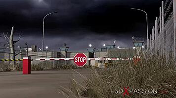 Hardcore in restraints with gnome young 18+ busty cuffed brunette gets tied down and creampied