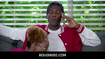 Roughuse Freeuse Black Teen Stepsister