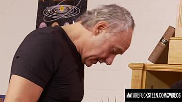 i can't believe cute teen tiffany doll and busty kerry louise fuck three old men