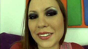 Teen teased deep in missionary lingerie scene