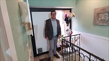horny stepdaughter prepares a surprise for family