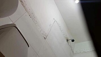 Spying on mexican teen 18+ in bathroom shower!