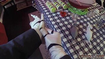 Crazy Boss Swallows In Hardcore POV Fun!