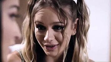 Old Teacher Steve Holmes Invites Lesbian Student for FFM with Monster Cock