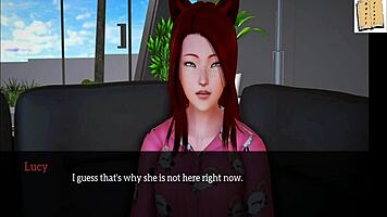 In my new family 136, the teen anime girl with small tits explores hentai adventures
