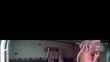 blonde teen shower spy 😏