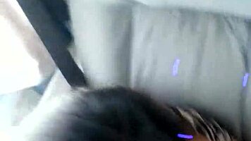 Barely legal latina's messy blowjob