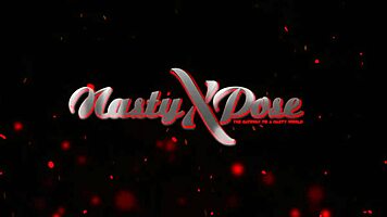 Skinny whore sucking black cock interracial