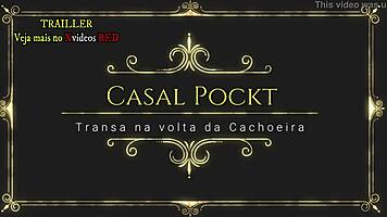 Teen Sucks Cock And Gets On All Fours In Waterfall Inn!