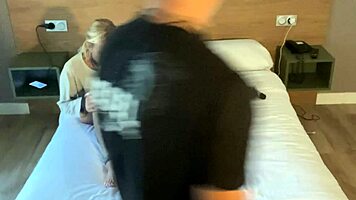 Spanish milf hits three orgasms from oral sex with blonde