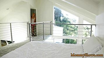 smalltits stepdaughter pleasures a milf