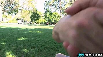 tiny teen latina veronica rodriguez, are you taking those cocks on the bus in public? she asked, brunette amateurs watching the outdoor reality scene