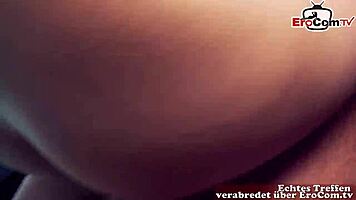 Just met a skinny German teen 18+ for car sex after casting! 🚗💦