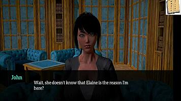 In my new family, the teen discovers hentai adventures