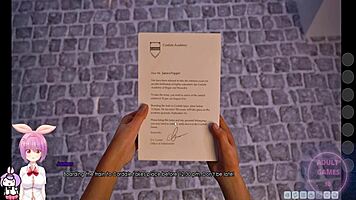 Cute Curvy Teen in 3D Cartoon Lust Academy Outfit