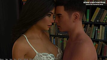 Shy virgin girlfriend with big tits gets licked and creampied 😍