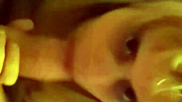 young sexy white girl sucks monster cock, gets facial, swallows