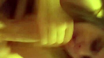 young sexy white girl sucks monster cock, gets facial, swallows