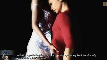 Jessy Delivers Intense Footjob to Big Cock in 3D Erotic Game