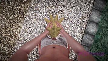 Senko-san in cosplay clothes, the helping fox