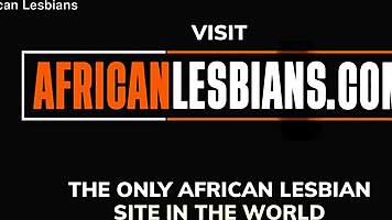 ebony lesbian teen 18+ can't resist licking pussy after first college class.